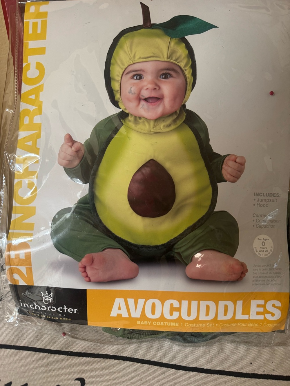 Infant Newborn Avocado Costume NEW